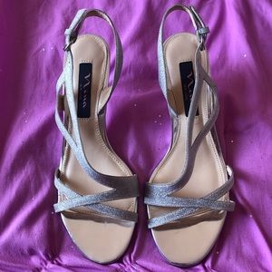 Nina Silver Nura Low Heel Pumps